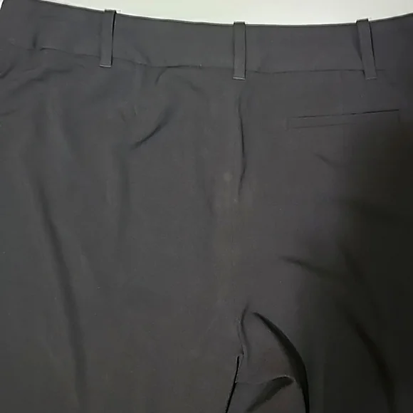 Style&co Woman crop pants Sz 16W black cuffed wide leg Stretch casual Travel - Picture 10 of 10